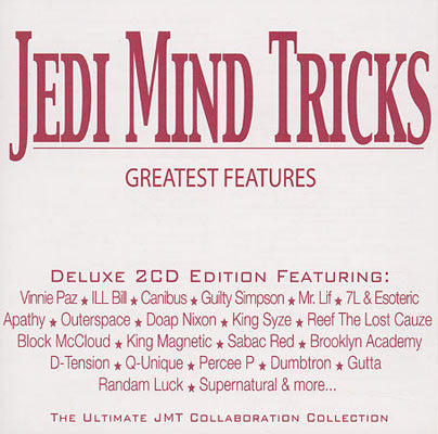 Jedi Mind Tricks (Vinnie Paz + Stoupe) "Greatest Features" (Audio 2XCD)