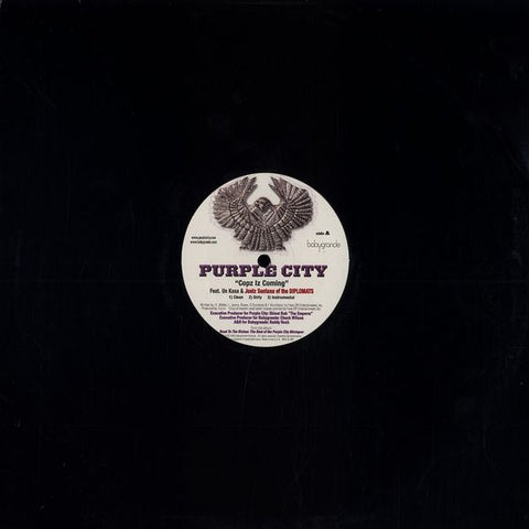 Purple City "Copz Iz Coming" (feat. Juelz Santana & Un Kasa)  (Vinyl 12")